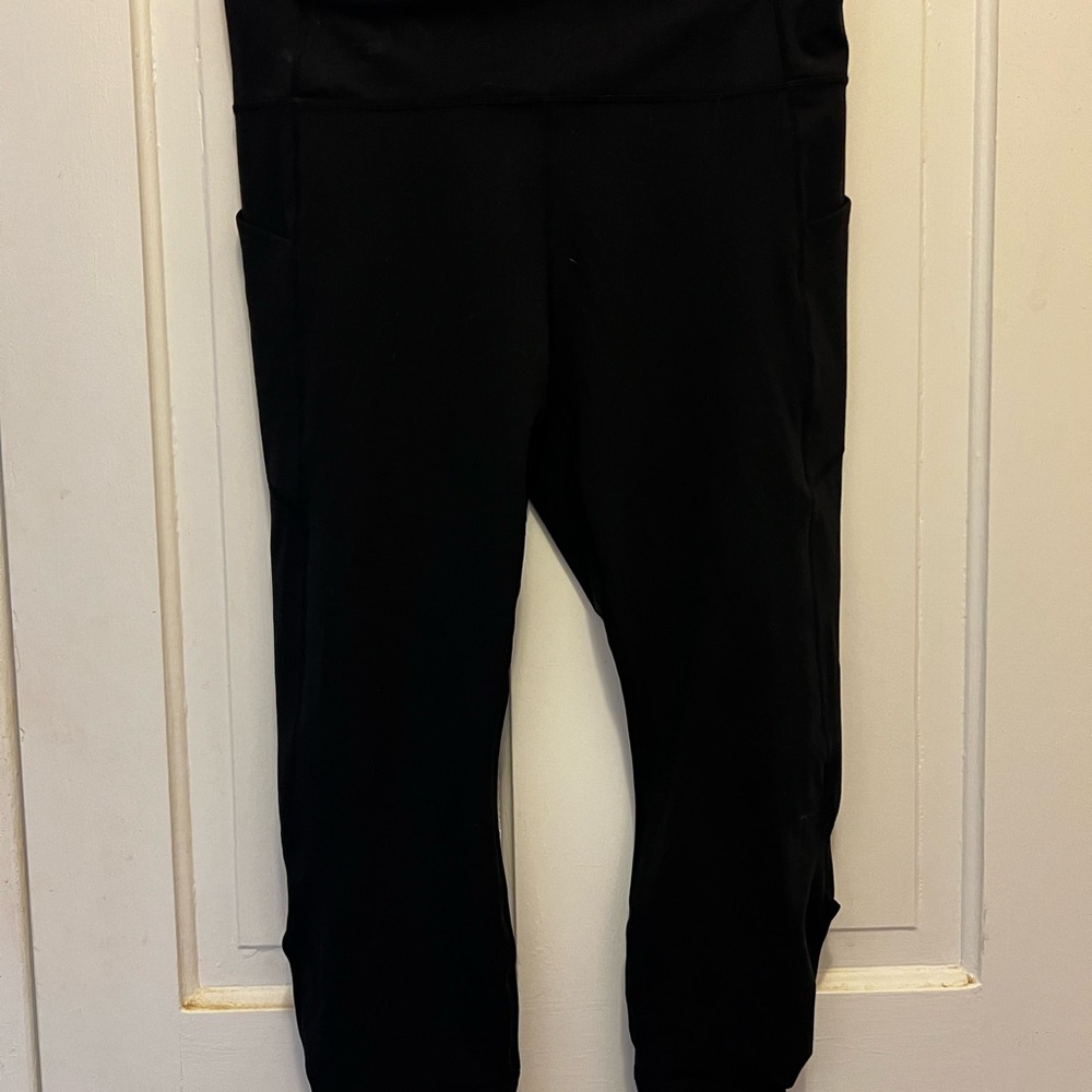 Fabletics Kids Black Leggings